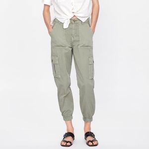 Zara utility cargo joggers 0